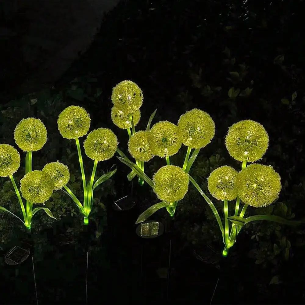 Outdoor Solar Dandelion Flower - Outdoor Yard Power Stake บทวิจารณ์และราคา