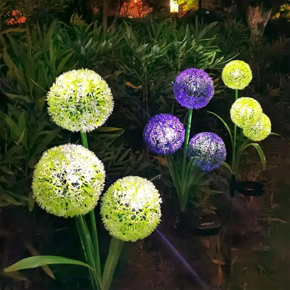 Outdoor Solar Dandelion Flower - Outdoor Yard Power Stake บทวิจารณ์และราคา