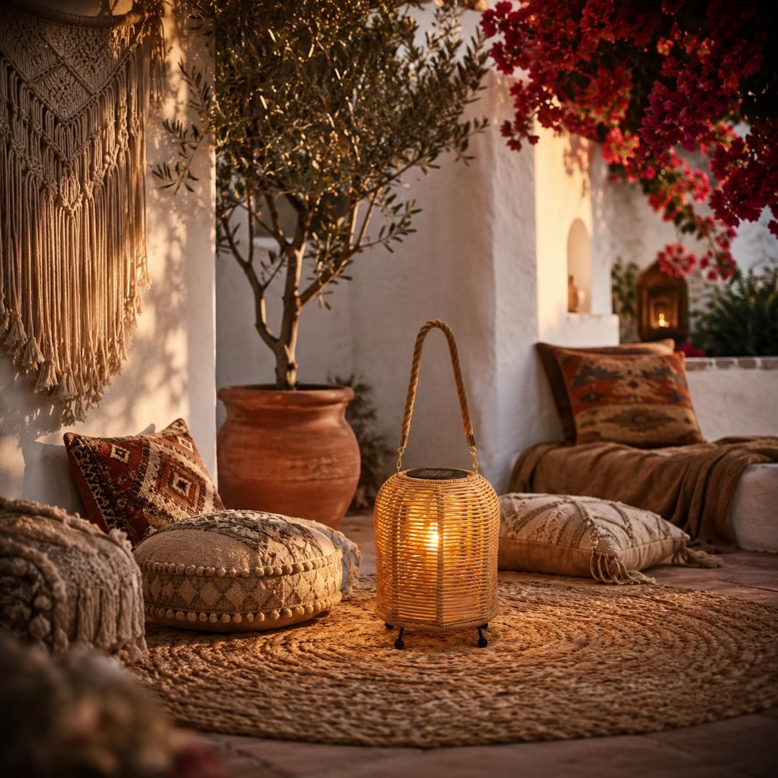 Handwoven Solar Lantern Warm L - Outdoor Power For Lights บทวิจารณ์และราคา