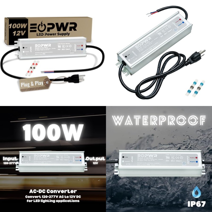 LED Driver Waterproof IP67 Pow - Outdoor Power Adapter บทวิจารณ์และราคา