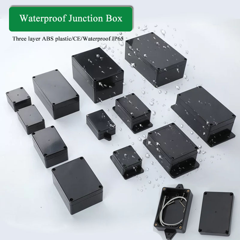 ABS Plastic Black Triple Water - Outdoor Power Junction Box บทวิจารณ์และราคา