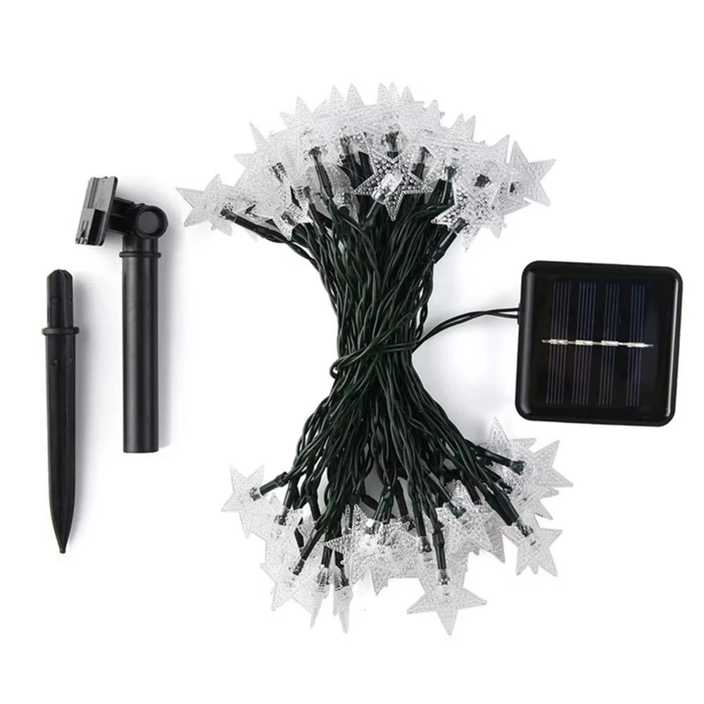 Outdoor Solar Powered Star Str - Outdoor Solar Power Xmas Lights บทวิจารณ์และราคา