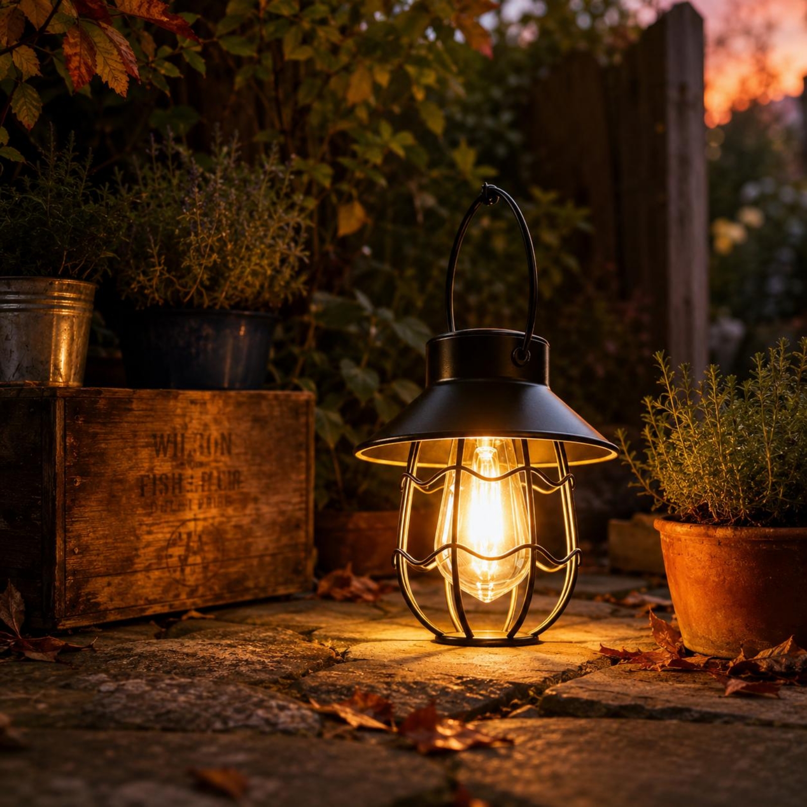 Wavy Frame Lantern Energy Savi - Outdoor Power For Lights บทวิจารณ์และราคา