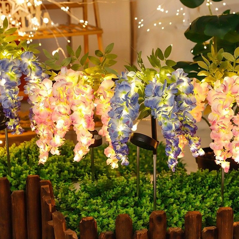 1PC Solar Powered Wisteria Sta - Outdoor Yard Power Stake บทวิจารณ์และราคา
