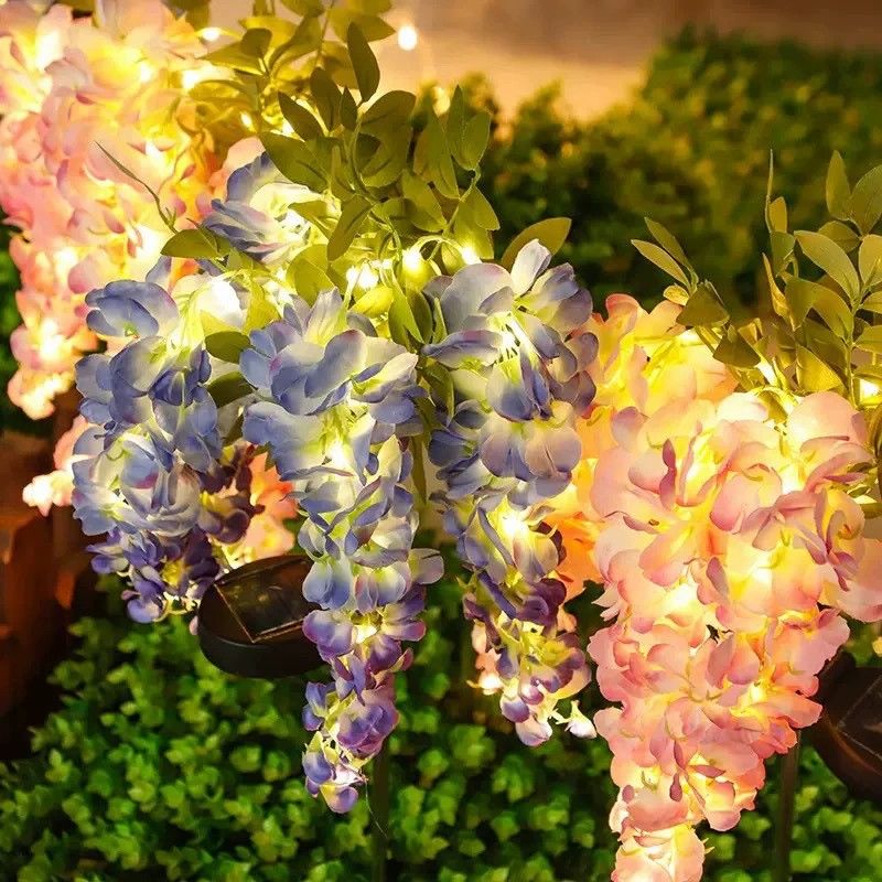 1PC Solar Powered Wisteria Sta - Outdoor Yard Power Stake บทวิจารณ์และราคา