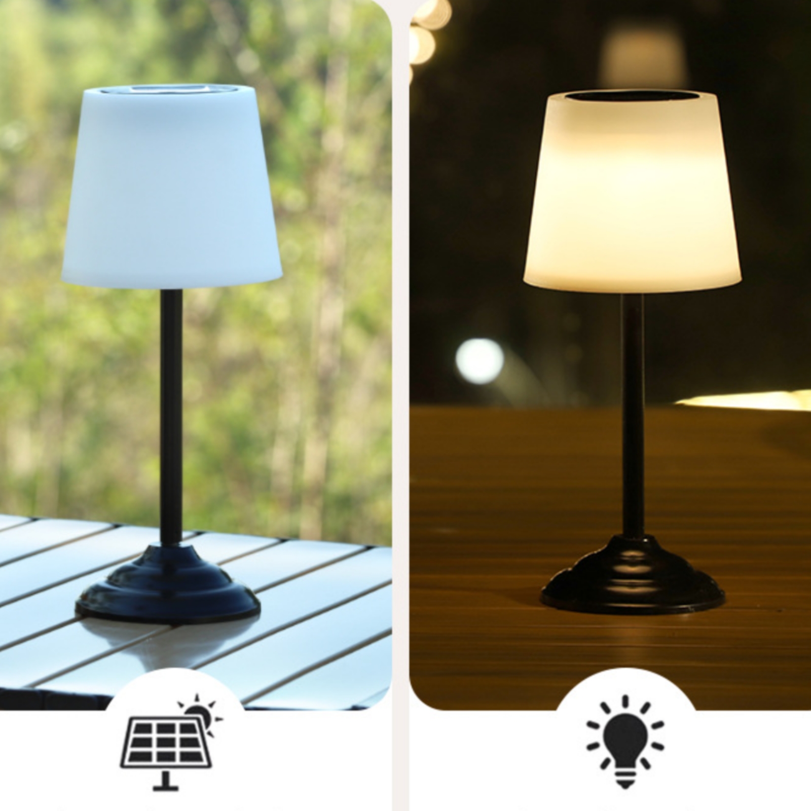 Solar Table Lamp Warm White So - Outdoor Power For Lights บทวิจารณ์และราคา