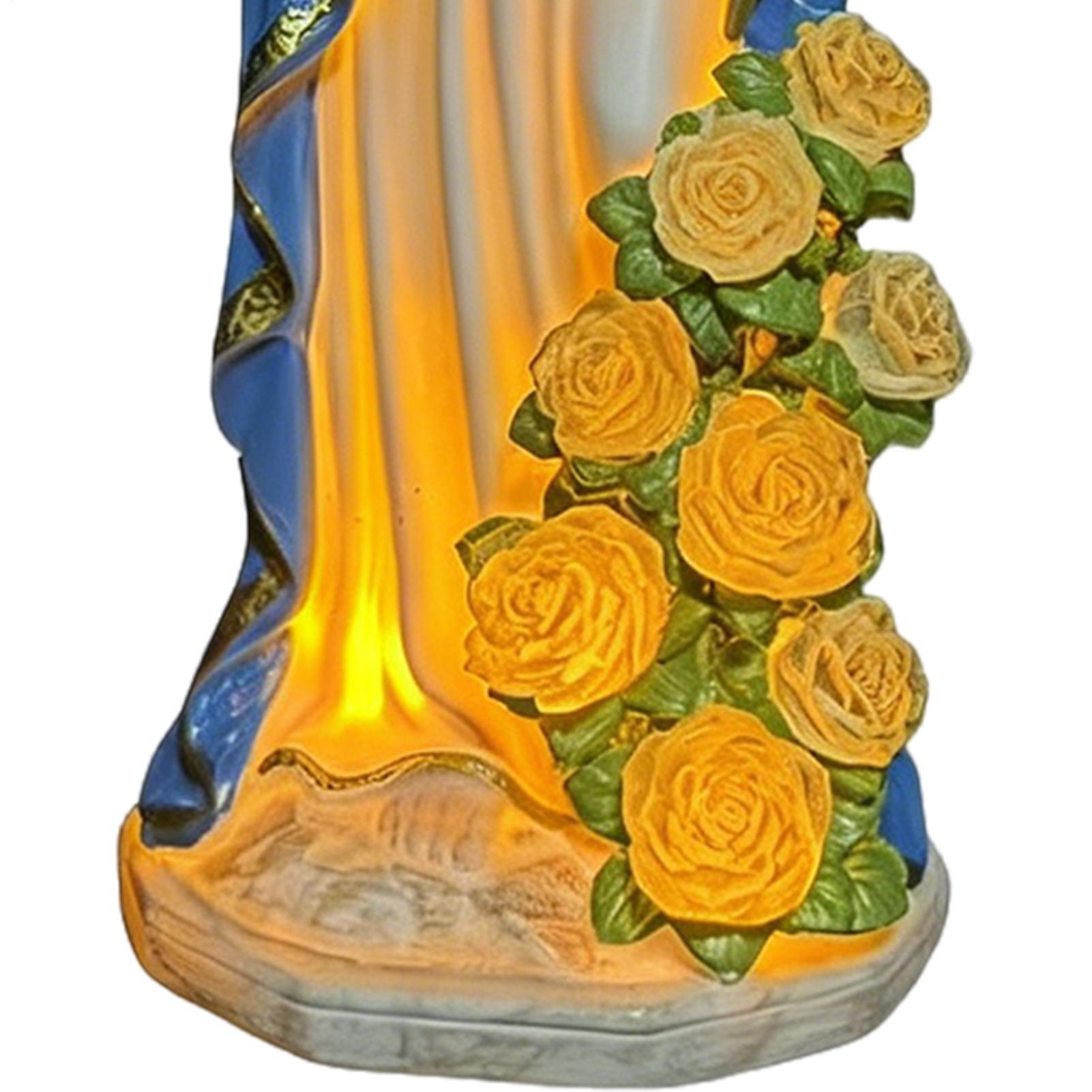Solar Virgin Mary Statue Outdo - Outdoor Power For Lights บทวิจารณ์และราคา