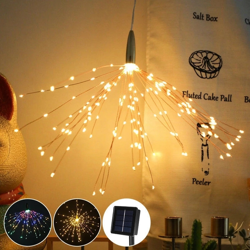 120Led 200 Led Solar Lamp Star - Outdoor Solar Power Xmas Lights บทวิจารณ์และราคา