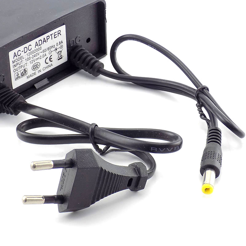 AC/DC 12V 2A 2000ma CCTV camer - Outdoor Power Adapter บทวิจารณ์และราคา