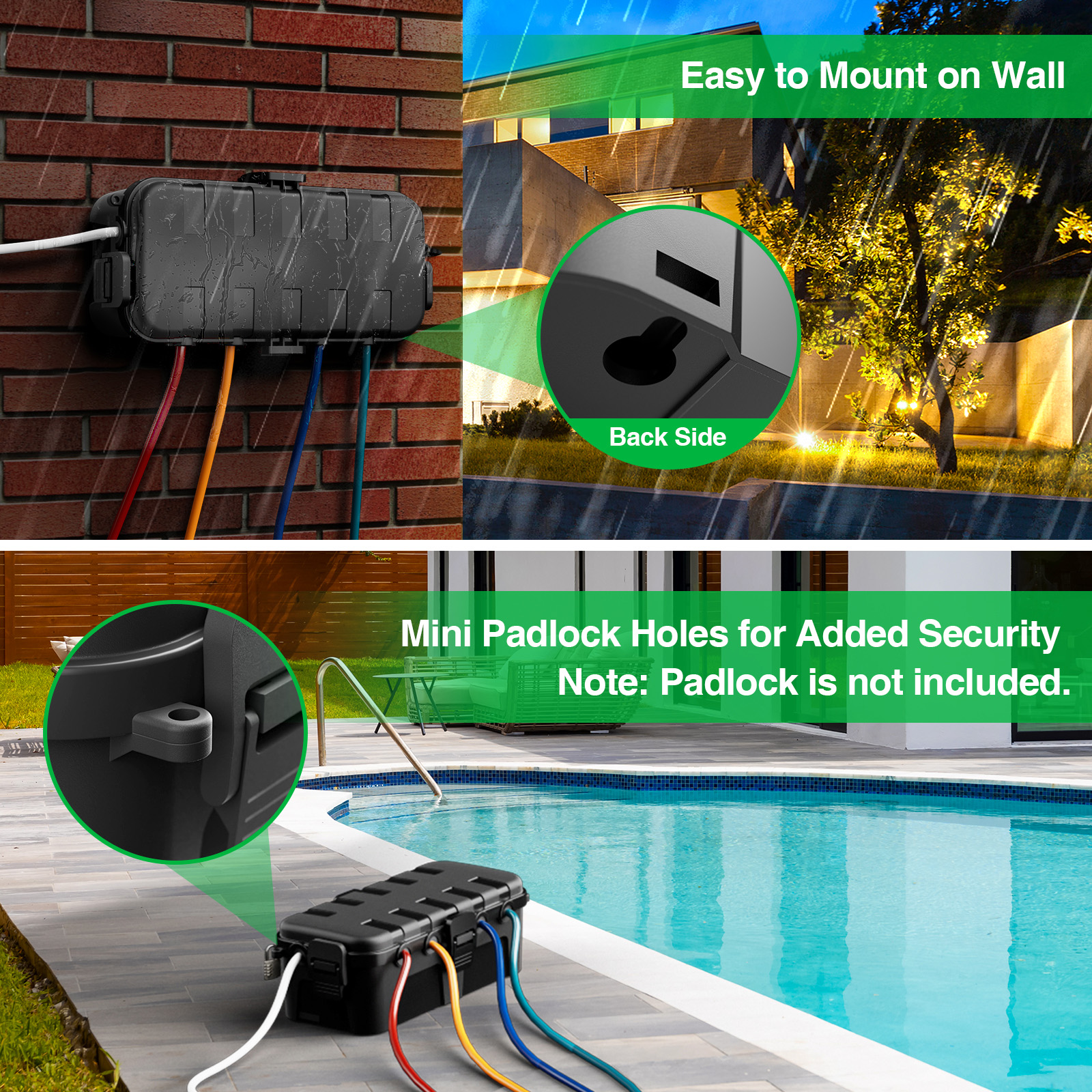 Medium Outdoor Electrical Box, - Outdoor Power Adapter บทวิจารณ์และราคา