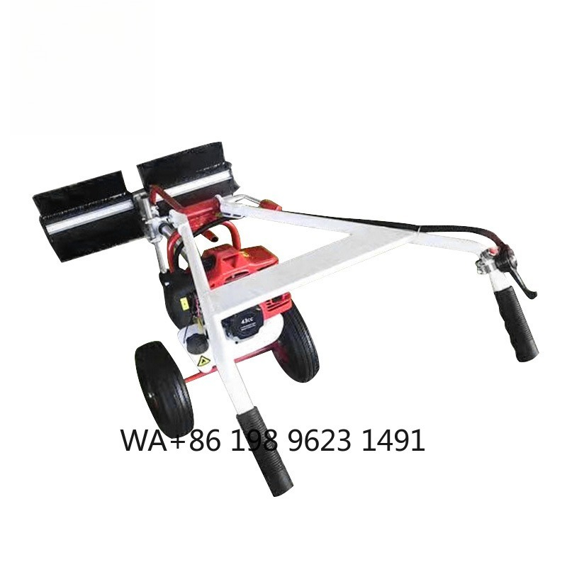 Hand-held Lawn Brush Sweeper A - Outdoor Power Broom บทวิจารณ์และราคา