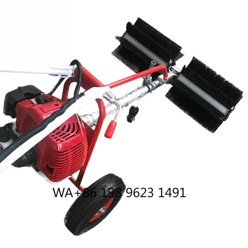 Hand-held Lawn Brush Sweeper A - Outdoor Power Broom บทวิจารณ์และราคา