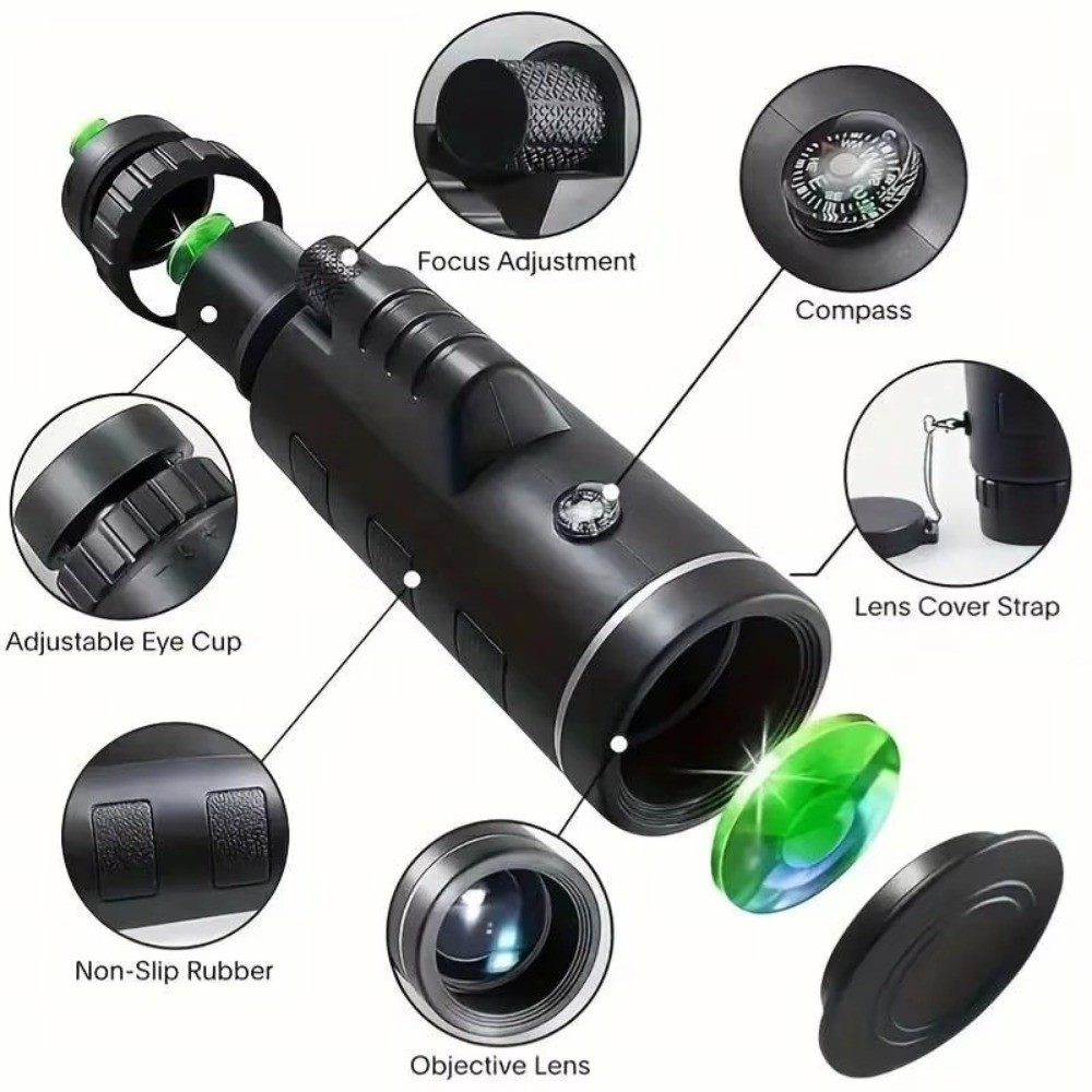 Zoom Telescope Monocular with  - Outdoor Power Adapter บทวิจารณ์และราคา