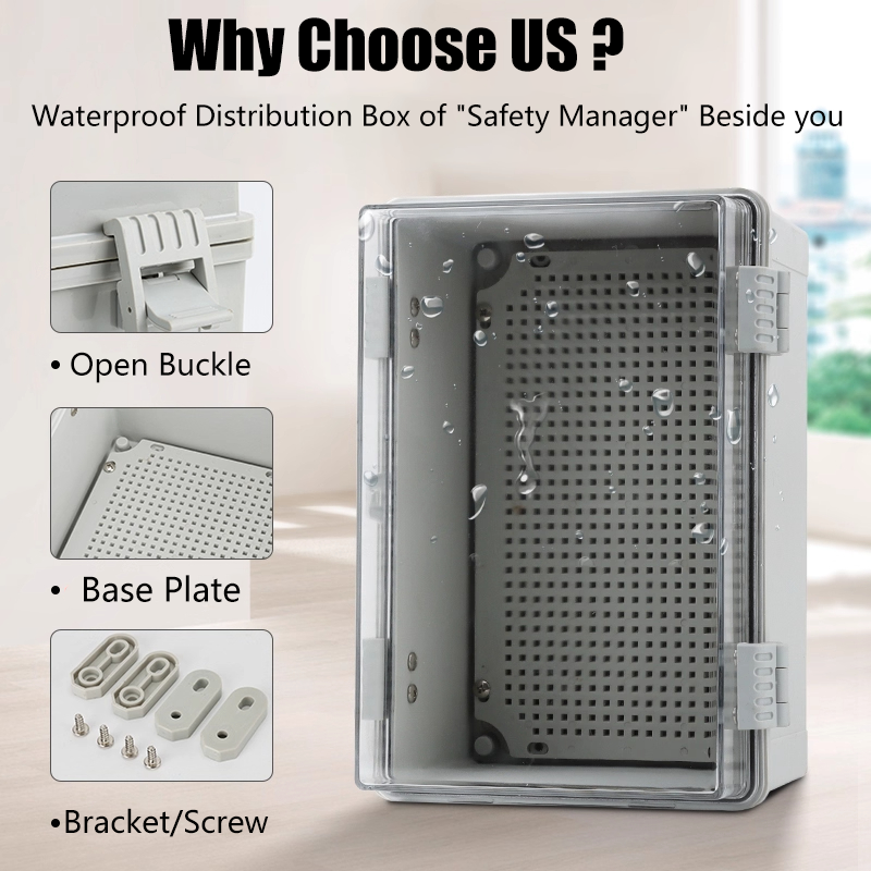 IP66 Electrical Plastic Enclos - Outdoor Power Junction Box บทวิจารณ์และราคา