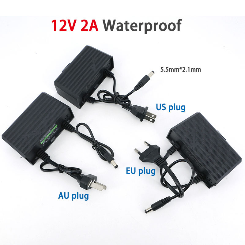 Waterproof AC 100V 240V to DC  - Outdoor Power Adapter บทวิจารณ์และราคา